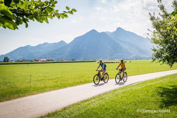 fahrradtour chiemgau panorama